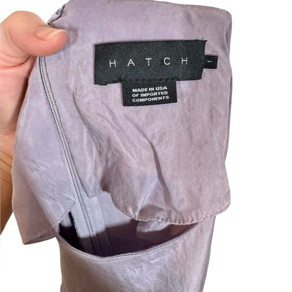 Hatch The James Midi Dress in Lilac Short Sleeve Crewneck Size 1/Small - Picture 9 of 13